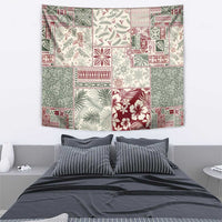 Aloha Hawaii Pastel Christmas Patchwork Tapestry Classic Style - Polynesian Pride
