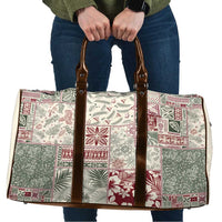 Aloha Hawaii Pastel Christmas Patchwork Travel Bag Classic Style - Polynesian Pride