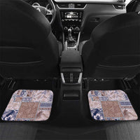 Aloha Hawaii Pastel Christmas Patchwork Car Mats Rustic Style - Polynesian Pride