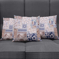 Aloha Hawaii Pastel Christmas Patchwork Pillow Cover Rustic Style - Polynesian Pride
