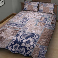 Aloha Hawaii Pastel Christmas Patchwork Quilt Bed Set Rustic Style - Polynesian Pride