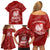 New Zealand Christmas Family Matching Off Shoulder Short Dress and Hawaiian Shirt Silver Fern Mix Kiwi Bird Ver01 LT7 - Polynesian Pride
