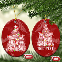 New Zealand Christmas Ceramic Ornament Silver Fern Mix Kiwi Bird Ver02 LT7 - Polynesian Pride