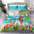 Aloha Hawaii Christmas Bedding Set It's 5 o'clock Somewhere