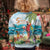 Aloha Hawaii Christmas Kid Ugly Christmas Sweater It's 5 o'clock Somewhere