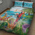 Aloha Hawaii Christmas Quilt Bed Set It's 5 o'clock Somewhere