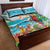 Aloha Hawaii Christmas Quilt Bed Set It's 5 o'clock Somewhere