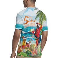 Aloha Hawaii Christmas Rugby Jersey It's 5 o'clock Somewhere