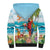 Aloha Hawaii Christmas Sherpa Hoodie It's 5 o'clock Somewhere