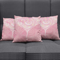 Breast Cancer Awareness Maori Aotearoa Pillow Cover Manta Ray - Pink Glaze - Polynesian Pride