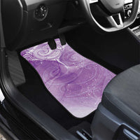 Epilepsy Awareness Maori Aotearoa Car Mats Manta Ray - Purple Glaze - Polynesian Pride