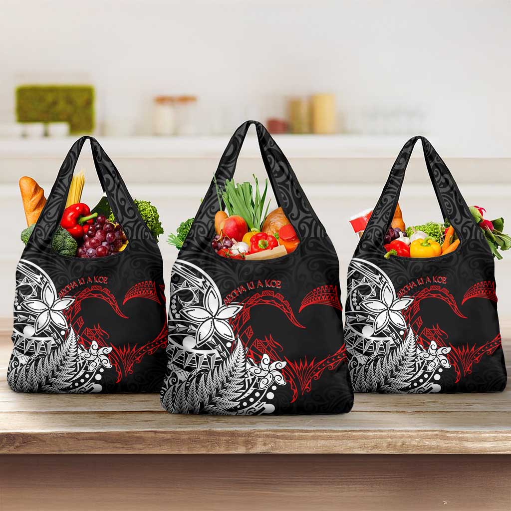Valentine New Zealand Grocery Bag Aotearoa Couple Maori Aroha Ki a Koe
