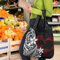 Valentine New Zealand Grocery Bag Aotearoa Couple Maori Aroha Ki a Koe