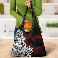 Valentine New Zealand Grocery Bag Aotearoa Couple Maori Aroha Ki a Koe