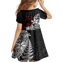 New Zealand Aotearoa Valentine Family Matching Long Sleeve Bodycon Dress and Hawaiian Shirt Couple Maori Aroha Ki a Koe Ver.02 LT7 - Polynesian Pride