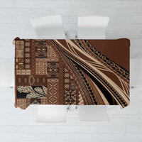 Pasifika Women's Day - Samoa Siapo Malu Tattoo Inspired Tablecloth Brown