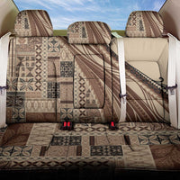 Pasifika Women's Day - Samoa Siapo Malu Tattoo Inspired Back Car Seat Cover Beige