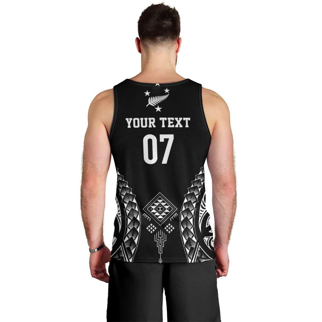 2025 Rugby Championship New Zealand Custom Men Tank Top Poutama Motifs - Polynesian Pride