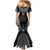2025 Rugby Championship New Zealand Custom Mermaid Dress Poutama Motifs - Polynesian Pride