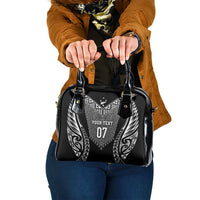 2025 Rugby Championship New Zealand Custom Shoulder Handbag Poutama Motifs - Polynesian Pride