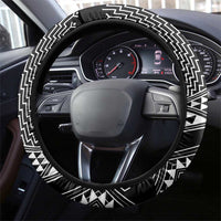 2025 Rugby Championship New Zealand Steering Wheel Cover Poutama Motifs - Polynesian Pride