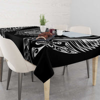 2025 Rugby Championship New Zealand Custom Tablecloth Poutama Motifs - Polynesian Pride