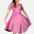 2025 Rugby Championship New Zealand Custom Family Matching Mermaid Dress and Hawaiian Shirt Poutama Motifs - Pink Out - Polynesian Pride