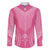 2025 Rugby Championship New Zealand Custom Family Matching Mermaid Dress and Hawaiian Shirt Poutama Motifs - Pink Out - Polynesian Pride