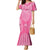 2025 Rugby Championship New Zealand Custom Family Matching Mermaid Dress and Hawaiian Shirt Poutama Motifs - Pink Out - Polynesian Pride