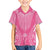 2025 Rugby Championship New Zealand Custom Family Matching Tank Maxi Dress and Hawaiian Shirt Poutama Motifs - Pink Out - Polynesian Pride
