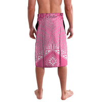 2025 Rugby Championship New Zealand Custom Lavalava Poutama Motifs - Pink Out - Polynesian Pride