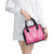 2025 Rugby Championship New Zealand Custom Shoulder Handbag Poutama Motifs - Pink Out - Polynesian Pride