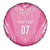 2025 Rugby Championship New Zealand Custom Spare Tire Cover Poutama Motifs - Pink Out - Polynesian Pride