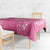 2025 Rugby Championship New Zealand Custom Tablecloth Poutama Motifs - Pink Out - Polynesian Pride