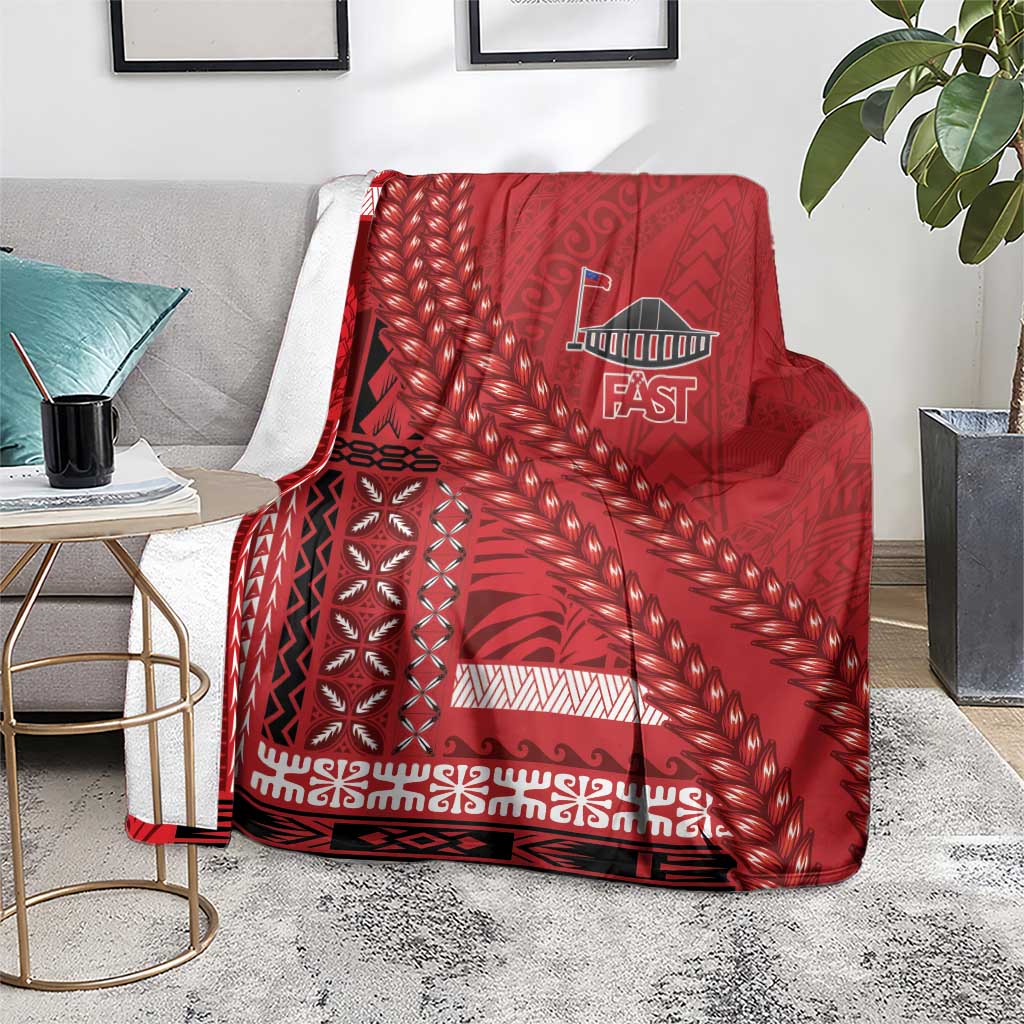 Samoa FAST Siapo Blanket Tatau-Ulafala Vines - Polynesian Pride