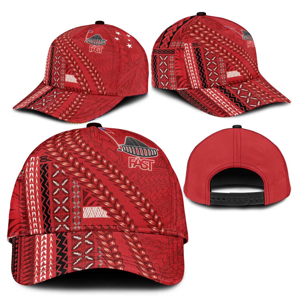 Samoa FAST Siapo Classic Cap Tatau-Ulafala Vines - Polynesian Pride