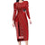 Samoa FAST Siapo Family Matching Long Sleeve Bodycon Dress and Hawaiian Shirt Tatau-Ulafala Vines - Polynesian Pride