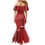 Samoa FAST Siapo Family Matching Mermaid Dress and Hawaiian Shirt Tatau-Ulafala Vines - Polynesian Pride