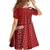 Samoa FAST Siapo Family Matching Off The Shoulder Long Sleeve Dress and Hawaiian Shirt Tatau-Ulafala Vines - Polynesian Pride