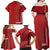 Samoa FAST Siapo Family Matching Off Shoulder Maxi Dress and Hawaiian Shirt Tatau-Ulafala Vines - Polynesian Pride