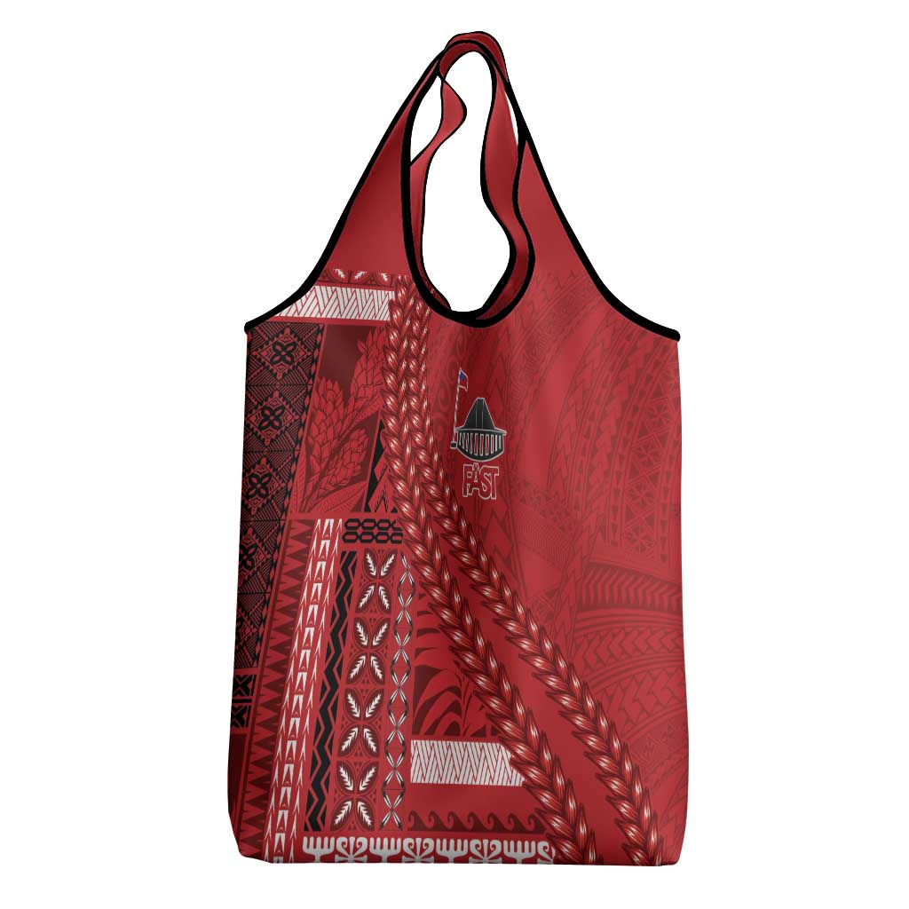 Samoa FAST Siapo Grocery Bag Tatau-Ulafala Vines - Polynesian Pride