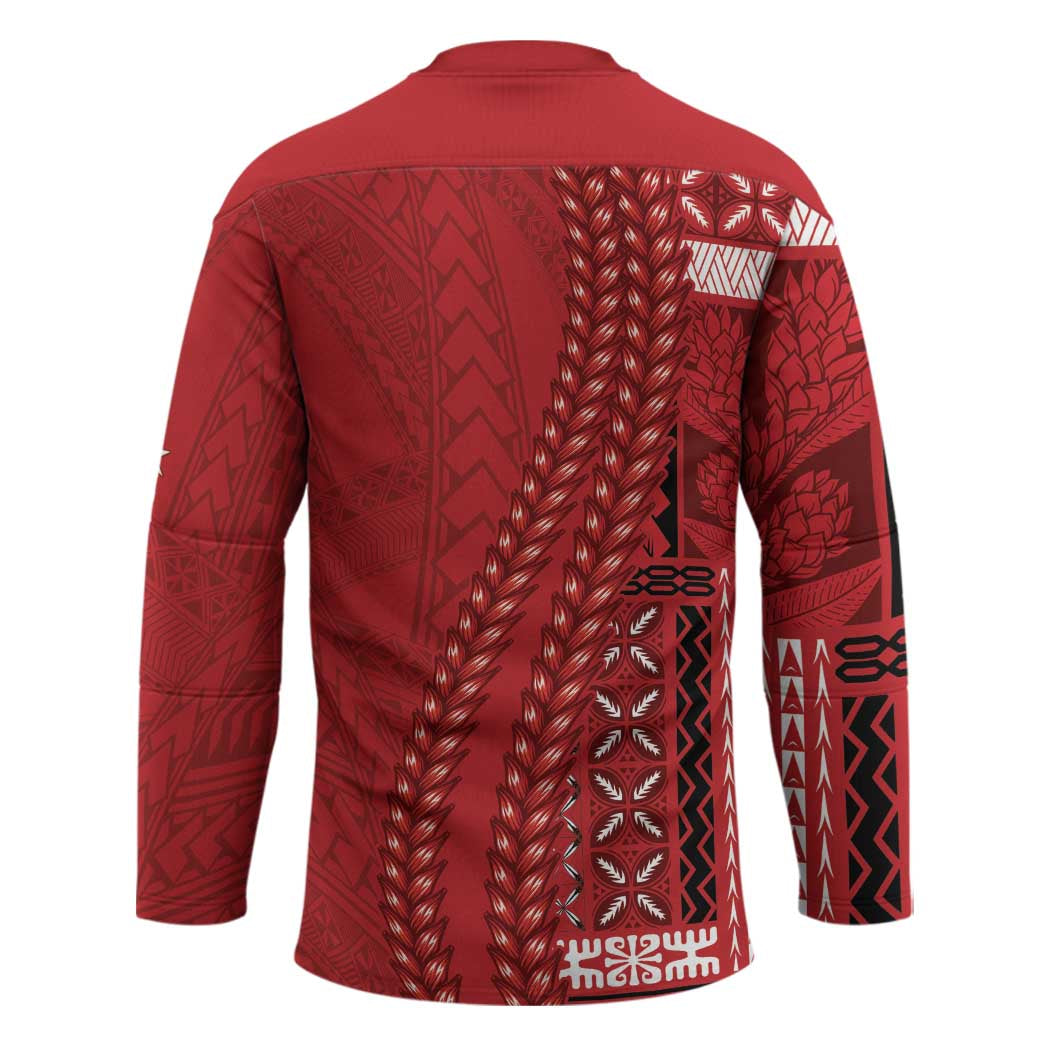 Samoa FAST Siapo Hockey Jersey Tatau-Ulafala Vines - Polynesian Pride