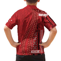 Samoa FAST Siapo Kid Hawaiian Shirt Tatau-Ulafala Vines - Polynesian Pride