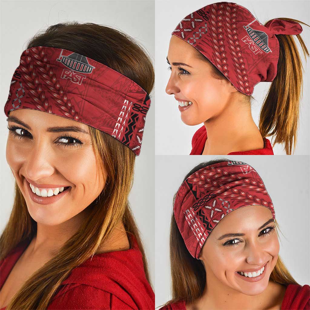Samoa FAST Siapo Neck Gaiter Tatau-Ulafala Vines - Polynesian Pride
