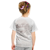 Samoa Lotu Tamaiti White Prayers Kid T Shirt Floral Mamanu Siapo LT7 - Polynesian Pride