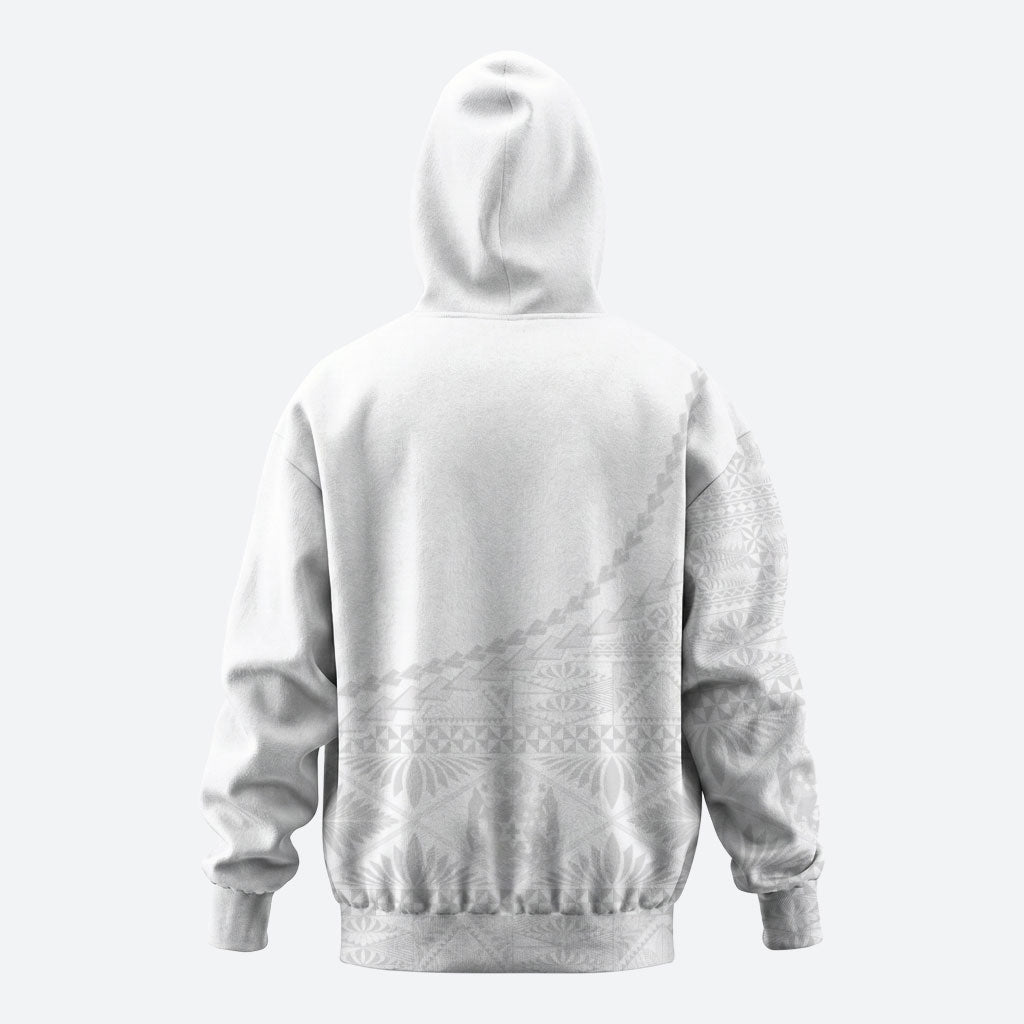 Tonga White Sunday Fakame Hoodie Tokelaufeletoa Kupesi