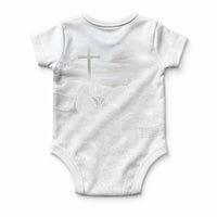 Niue White Sunday Tapu Fanau Baby Onesie Fiti Pua Mix Hiapo Tapa