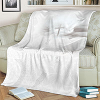 Niue White Sunday Tapu Fanau Blanket Fiti Pua Mix Hiapo Tapa