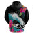 Hawaii Surfing Hoodie Triple Crown Rides The Waves LT7 - Polynesian Pride