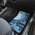 Samoa Siapo Mamanu Car Mats Plumeria Navy Blue Motifs